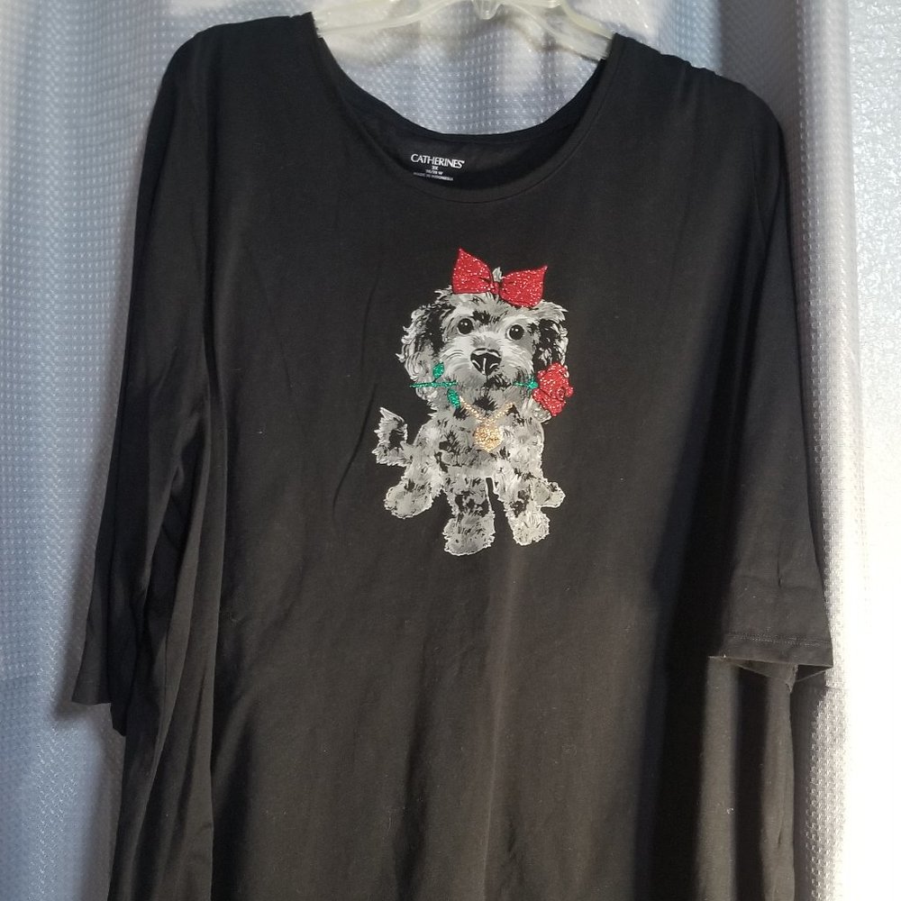 Catherine's Sparkly Puppy Top